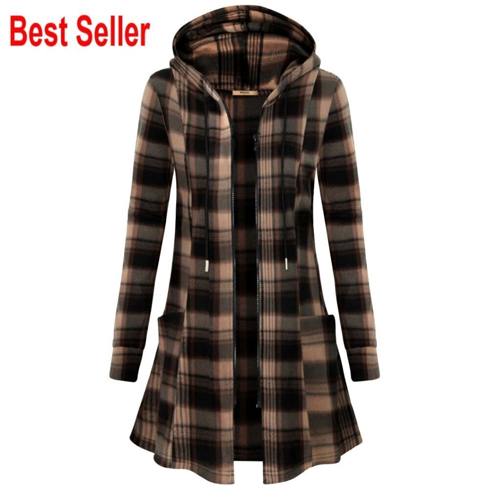 Long Zip Up Hoodie Jacket Lightweight Tunic Sweatshirt Open Front Cardigan